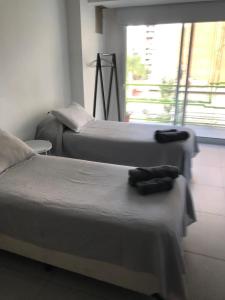 Postel nebo postele na pokoji v ubytování Excepcional monoamb. con posibilidad de cochera