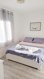 Krevet ili kreveti u jedinici u okviru objekta Apartman Alka