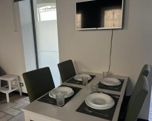 TV a/nebo společenská místnost v ubytování Loft Matteotti - Studio in centro