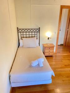 Llit o llits en una habitació de Casa Rural Samanes 1