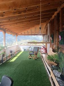 O grădină în afara Cabaña con Jacuzzi ilimitado/BBQ/Hermosas vistas