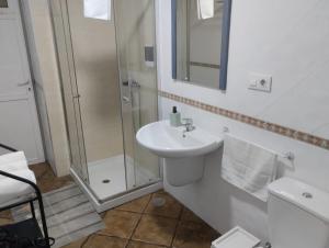 Ένα μπάνιο στο Casa Krecheu Loft