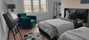 Postelja oz. postelje v sobi nastanitve Apartment - Lilo Monteur - Ferienwohnung