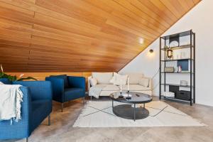 Posezení v ubytování Wohnung Weitblick