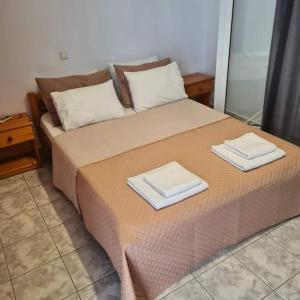 Postel nebo postele na pokoji v ubytování VILLA VRACHOS Preveza