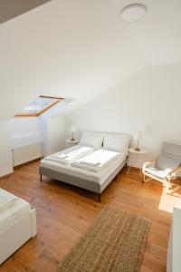 Posteľ alebo postele v izbe v ubytovaní Luxury Penthouse - Augarten
