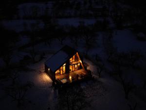 Bygningen som chaletet ligger i