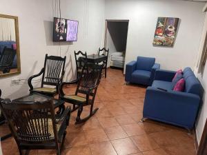 Χώρος καθιστικού στο Apartamento Nilxon