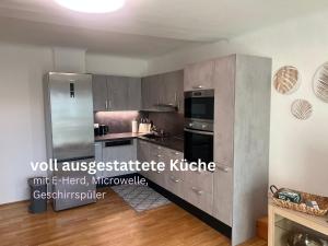 Kuchyňa alebo kuchynka v ubytovaní Wohnen beim Stadtpark
