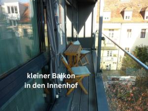 Balkón alebo terasa v ubytovaní Wohnen beim Stadtpark