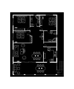 Plán poschodí v ubytovaní Villa Delfin, 3 tolle Apartements für je 4 bis 6 Personen - in L Alfàs del Pi