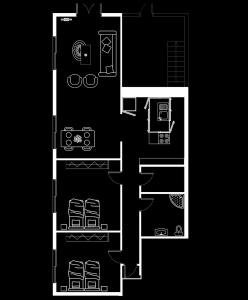 Plán poschodí v ubytovaní Villa Delfin, 3 tolle Apartements für je 4 bis 6 Personen - in L Alfàs del Pi