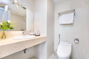 Koupelna v ubytování Khách sạn Bamboo Sài gòn