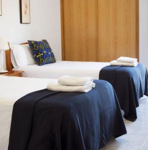 Postel nebo postele na pokoji v ubytování Apartamentos Salceda