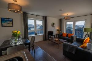 Χώρος καθιστικού στο Ledaig Apartment