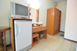 Kuchyň nebo kuchyňský kout v ubytování Techno Riverview Resort