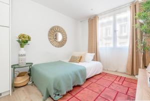 Ein Bett oder Betten in einem Zimmer der Unterkunft Chueca I calle Farmacia 1BR 1BH