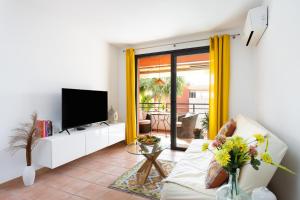 TV a/nebo společenská místnost v ubytování Casa Kos