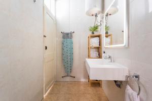 Koupelna v ubytování Apartament Clot 1