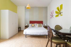 Postel nebo postele na pokoji v ubytování Apartament Clot 1