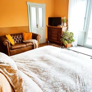 Katil atau katil-katil dalam bilik di Villa Alma, Lake Como Bed&Breathe