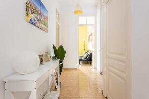 Postel nebo postele na pokoji v ubytování Apartament Clot 1