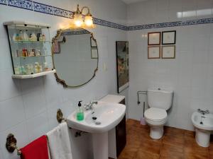 Et badeværelse på La Casa de Alicio en Moronta Salviva