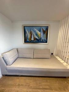 Posezení v ubytování Art Studios Gialova Navarino