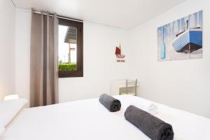 Postel nebo postele na pokoji v ubytování Nice apartment in the heart of Las Americas