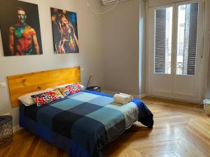 Postel nebo postele na pokoji v ubytování Arc House Madrid - Puerta del Sol Only Adults