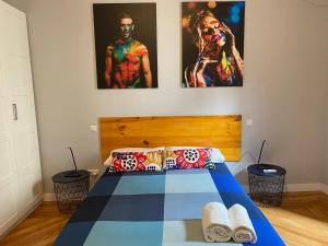 Postel nebo postele na pokoji v ubytování Arc House Madrid - Puerta del Sol Only Adults