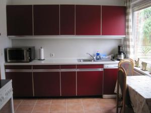 Η κουζίνα ή μικρή κουζίνα στο Ferienhaus Am Hohen Berg