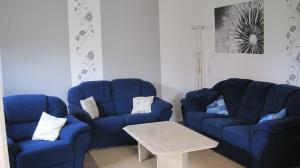 Χώρος καθιστικού στο Ferienhaus Am Hohen Berg