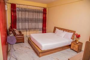 De plattegrond van Hidden Treasure Serviced Hotel Apartments HITSHA HOTELS Entebbe