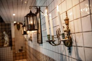 Koupelna v ubytování Hotell Havanna