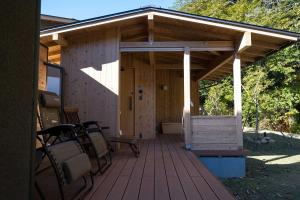 Byggingin sem ryokan-hótelið er í