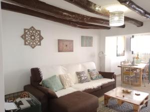 Posezení v ubytování Alma Mudéjar Casa Rural
