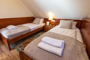 Posteľ alebo postele v izbe v ubytovaní Monte Balaton
