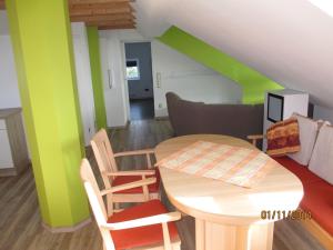 Posezení v ubytování Ferienwohnung Hein