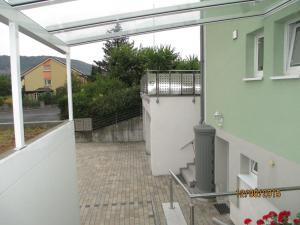 Balkón nebo terasa v ubytování Ferienwohnung Hein