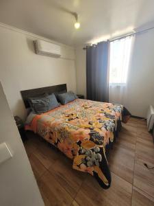 Postel nebo postele na pokoji v ubytování Departamento amoblado