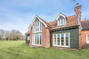 Bygningen som feriehuset ligger i