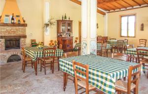 A seating area at Monterufoli Giulia 6G