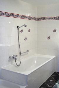 Ένα μπάνιο στο Ferienwohnung Kottmarsdorf