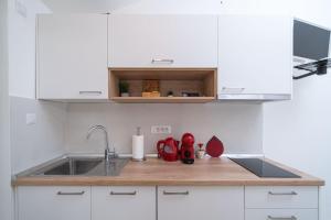 Kuchyň nebo kuchyňský kout v ubytování Apartment Jasna Gorica Dubrovnik