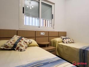 Postel nebo postele na pokoji v ubytování Amplio y Familiar bien ubicado