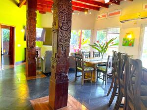 Istumisnurk majutusasutuses Casa Maya