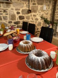 Morgenmad for gæster der bor på Morvan Séjours