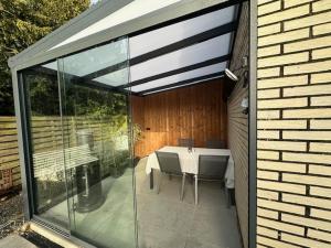 Balkón nebo terasa v ubytování ‘t Ziltebos