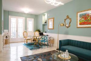 Χώρος καθιστικού στο ALBERGO DIFFUSO Dimora Rossi Charme B&B